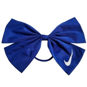 NIKE GAME READY BLUE BOW HAIR ELASTIC